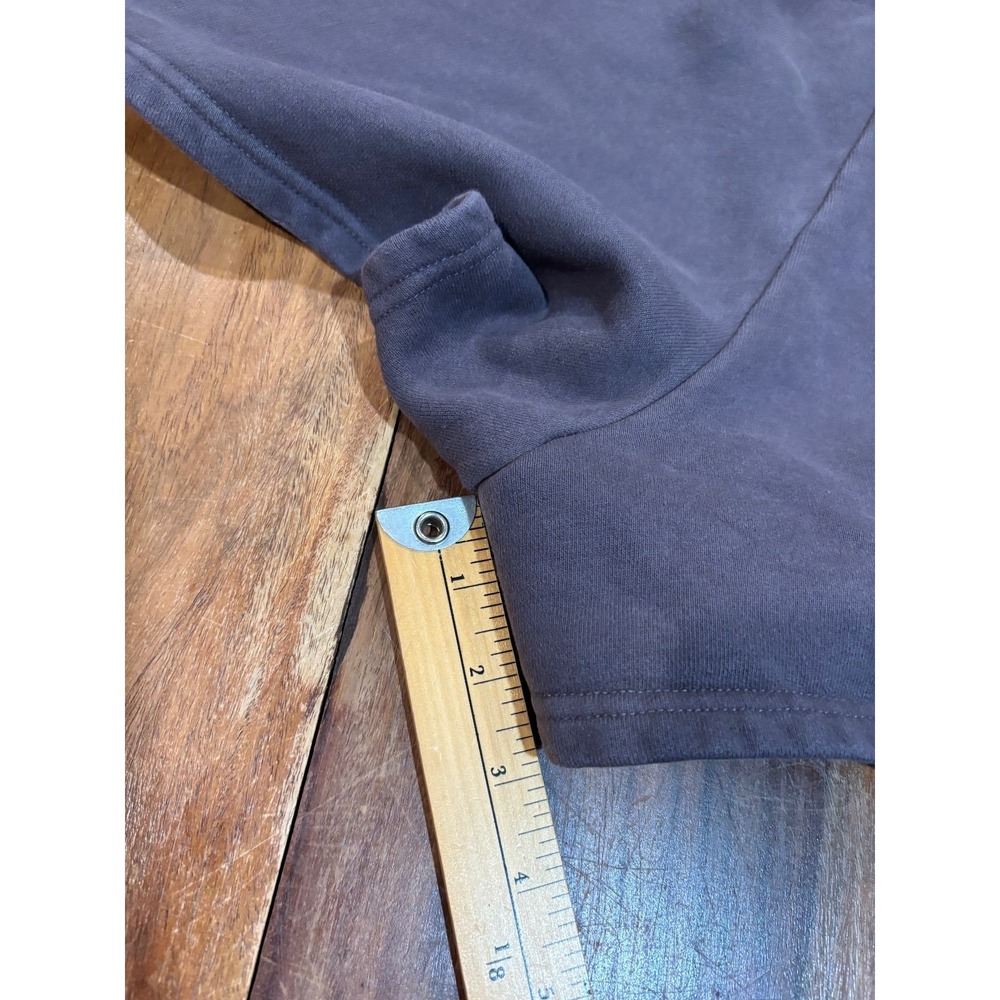 Aritzia TNA Sweatfleece Shorts Womens' Med purple grey cozy cotton fleece pullon - Picture 6 of 12